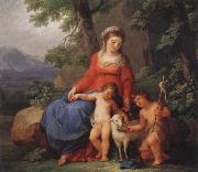 Angelika Kauffmann Maria mit dem Jesusknaben und Johannes mit dem Jesusknaben und Johannes mit dem Lamm china oil painting reproduction